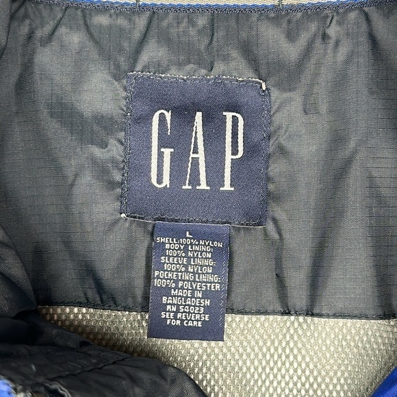 Gap Full Zip Hooded Rain Jacket Size Large - Picture 11 of 14